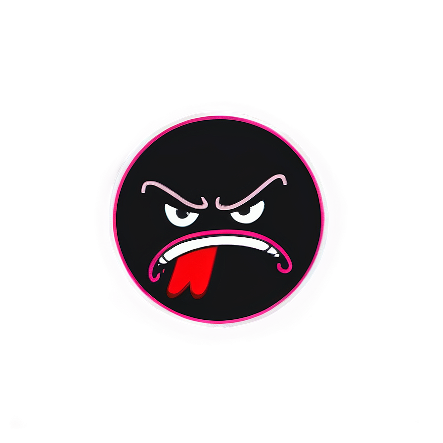 Hand-drawn Angry Emoji Png 05252024