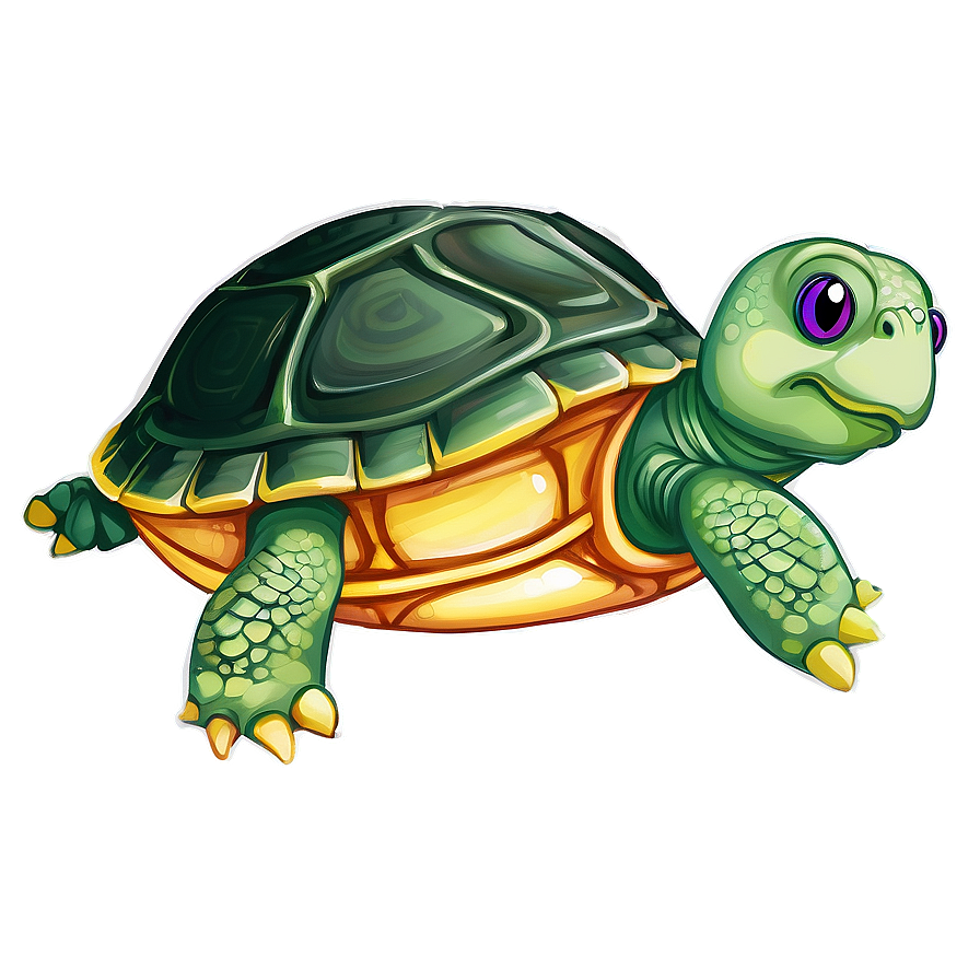 Hand Drawn Baby Turtle Png Fqe5