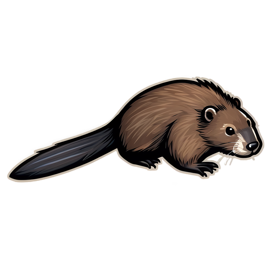 Hand-drawn Beaver Sketch Png Jhl