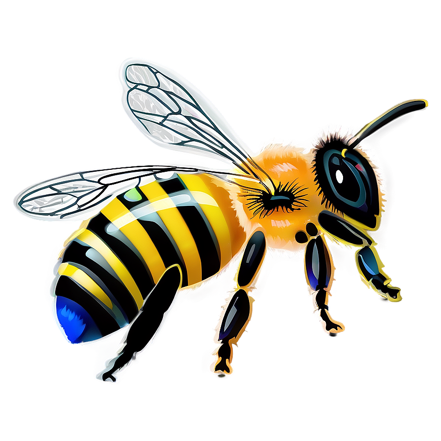 Hand Drawn Bee Png 70