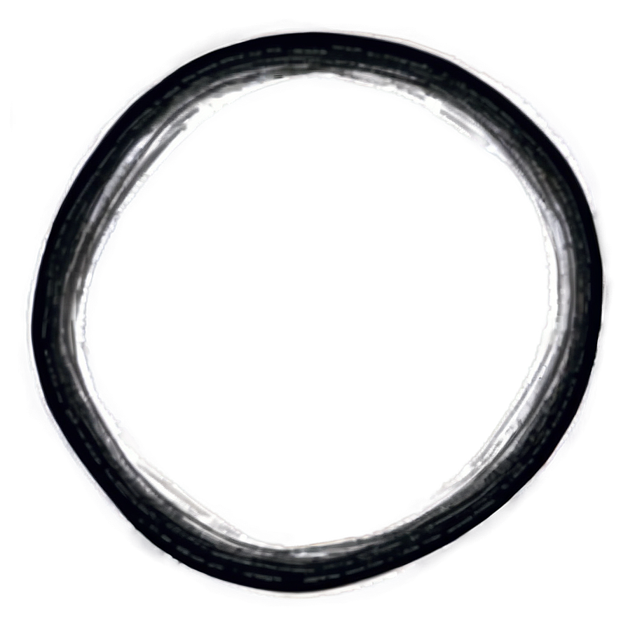 Hand Drawn Black Circle Png 05252024