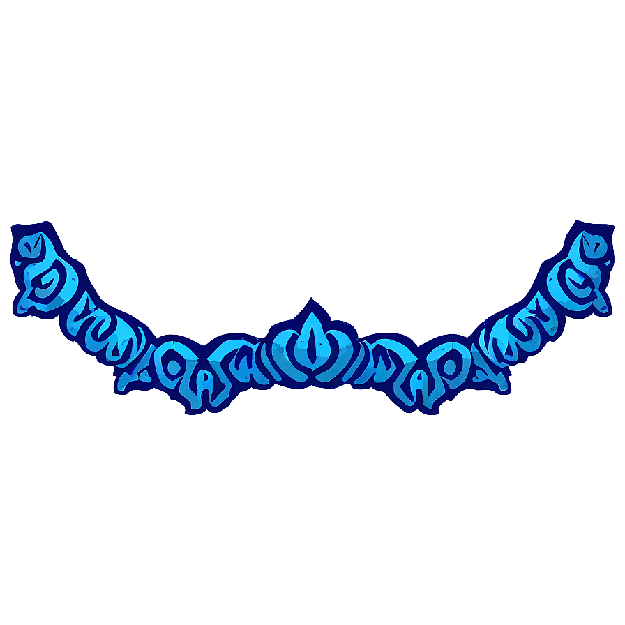 Hand Drawn Blue Border Png Kfd