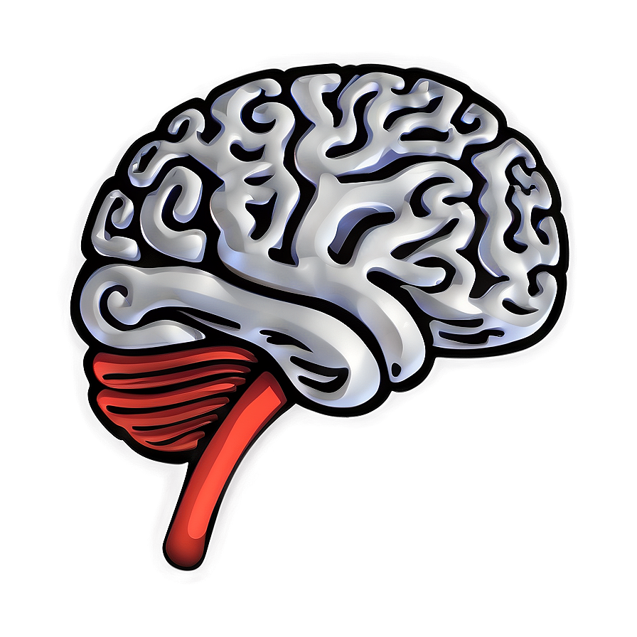 Hand-drawn Brain Outline Png 06272024