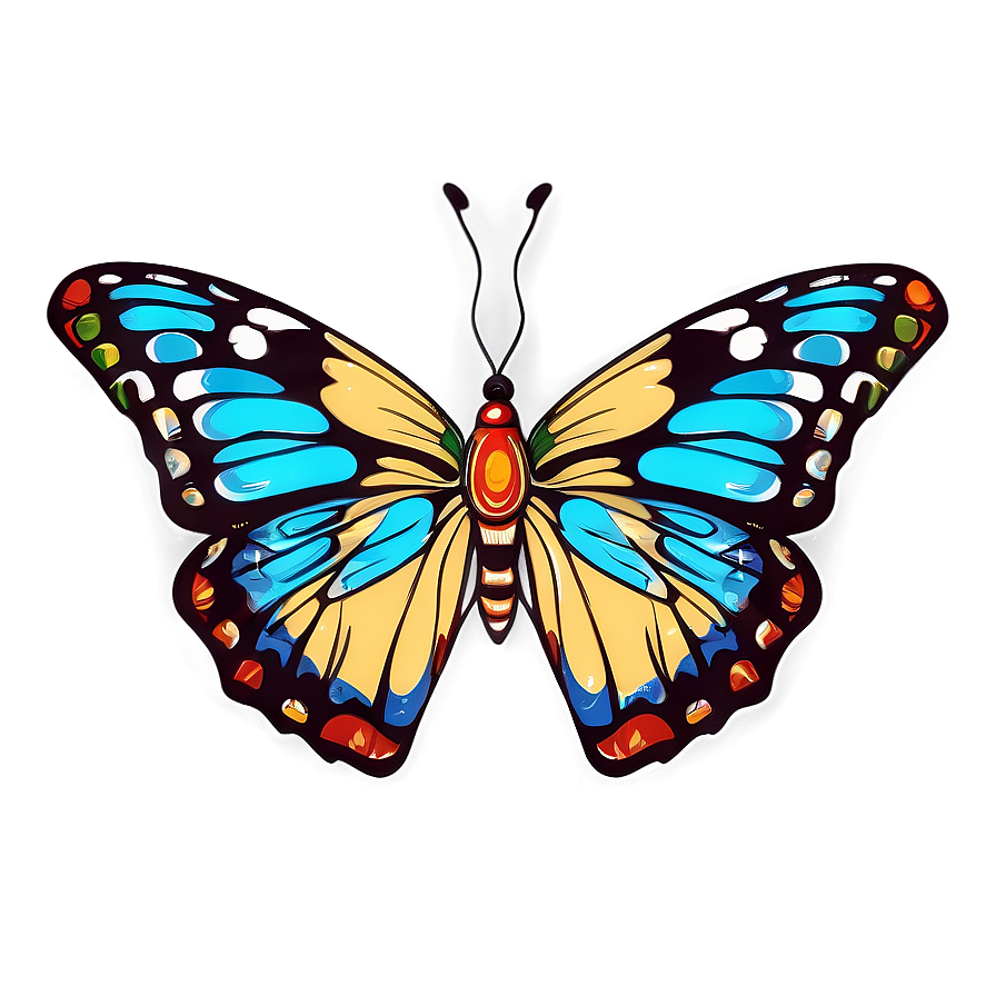 Hand Drawn Butterfly Sketch Png Vyp84