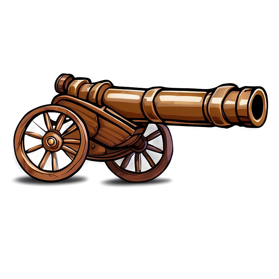 Hand-drawn Cannon Png 25