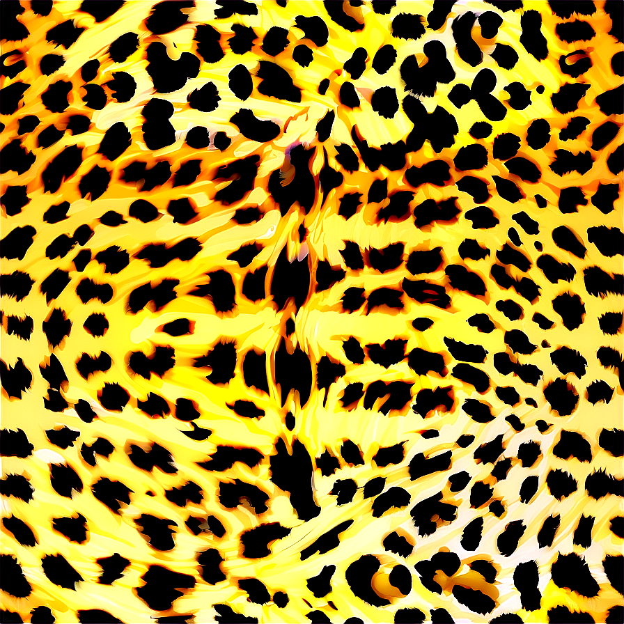 Hand Drawn Cheetah Print Png Mwy8