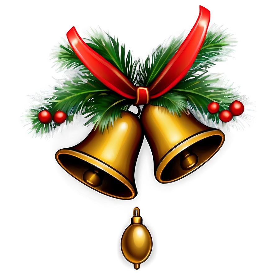 Hand Drawn Christmas Bells Png 93