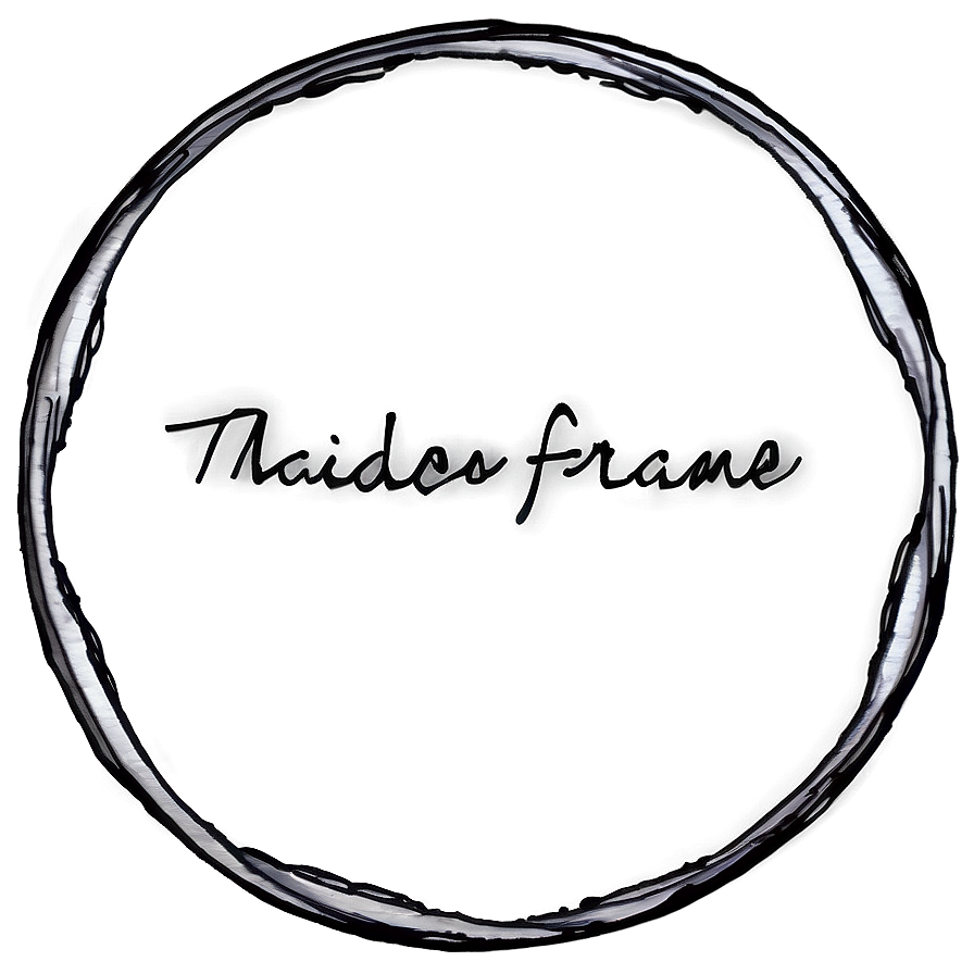 Hand Drawn Circle Frame Png Qxp68