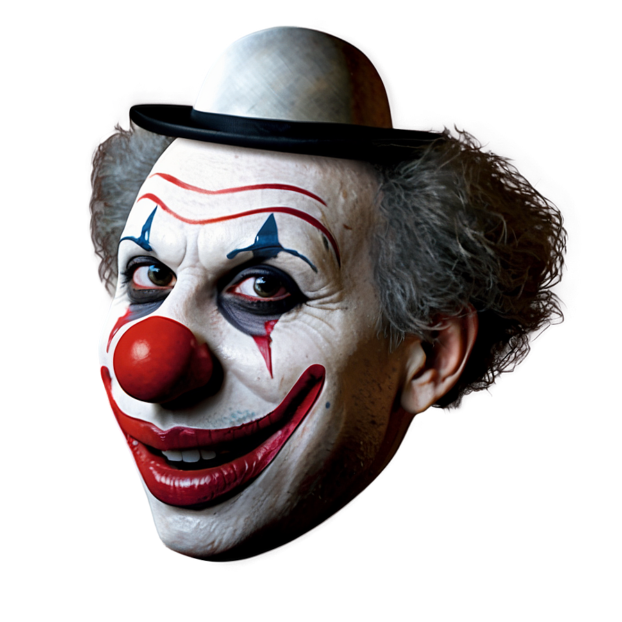 Hand Drawn Clown Face Png Lop