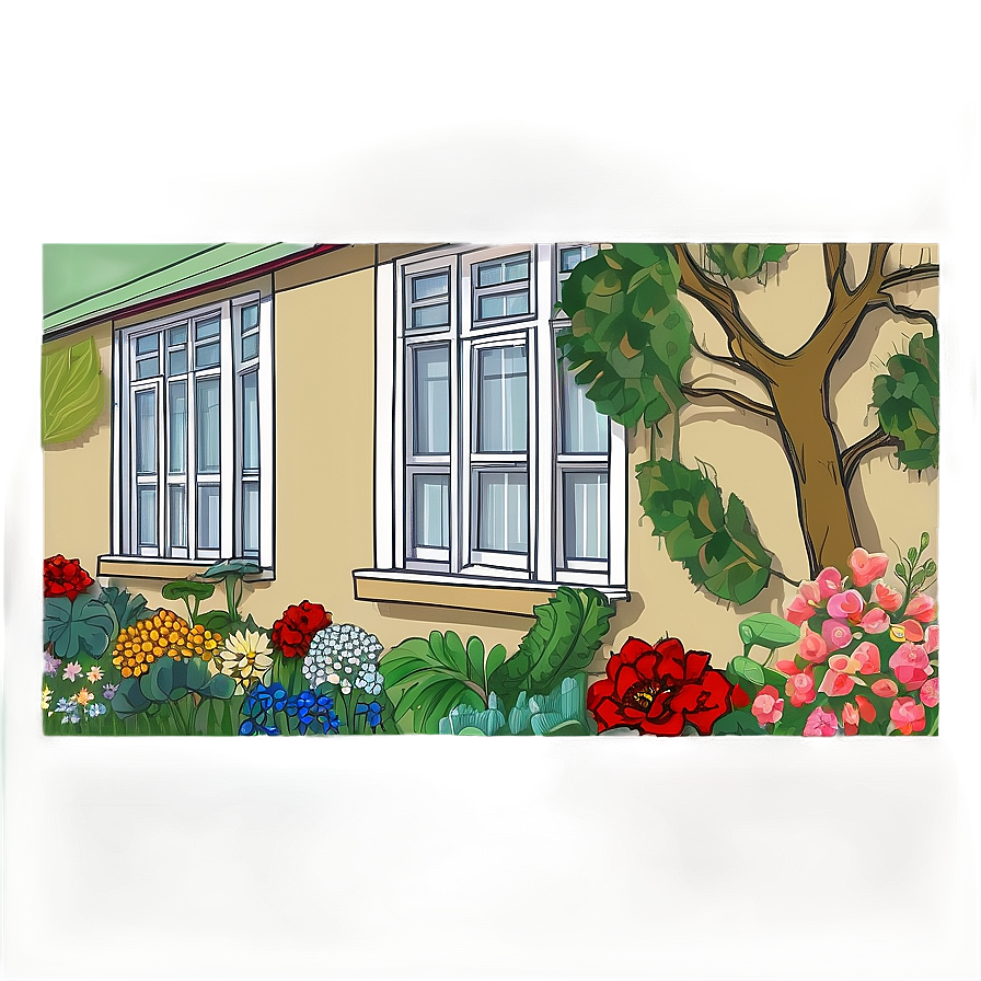 Hand-drawn Cottage Illustration Png 06202024