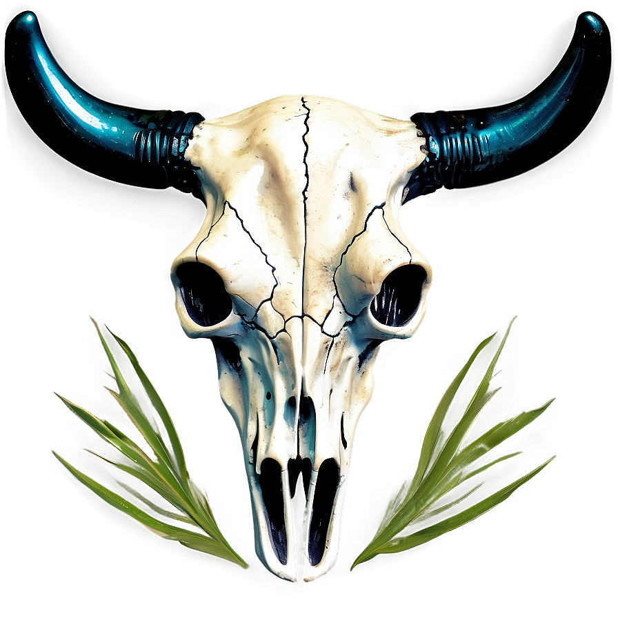 Hand-drawn Cow Skull Png Uxr