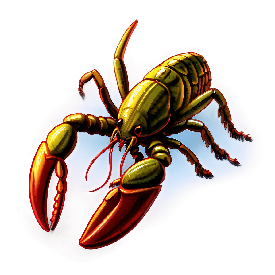 Hand-drawn Crawfish Sketch Png 84