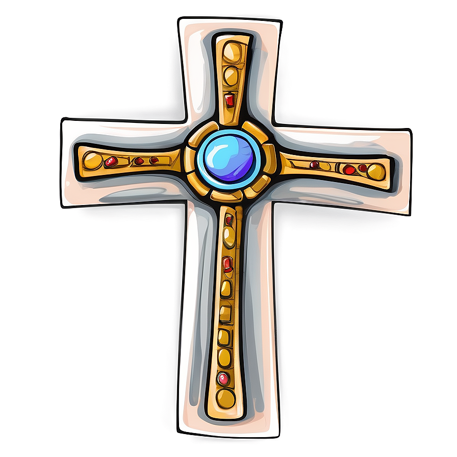 Hand-drawn Cross Element Png 40