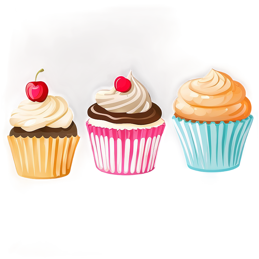 Hand Drawn Cupcake Png Emx26