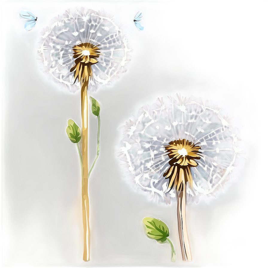 Hand Drawn Dandelion Png Hdo97