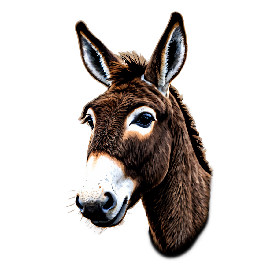 Hand Drawn Donkey Png Aur39