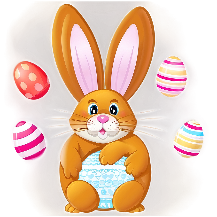 Hand Drawn Easter Bunny Png 05232024