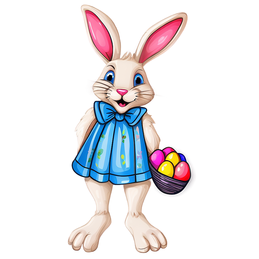 Hand Drawn Easter Bunny Png 64