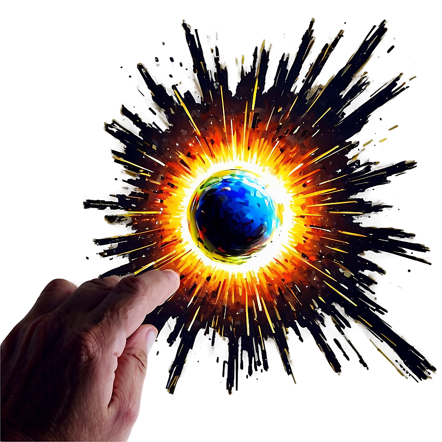 Hand-drawn Explosion Effect Png 44