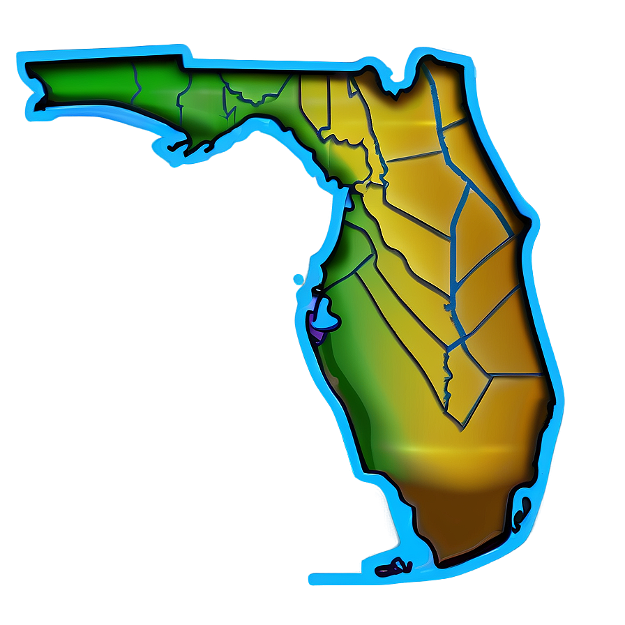 Hand Drawn Florida Outline Png 06122024