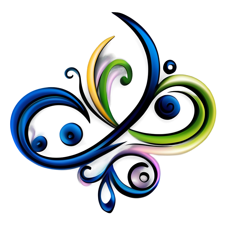 Hand-drawn Flourish Element Png 25