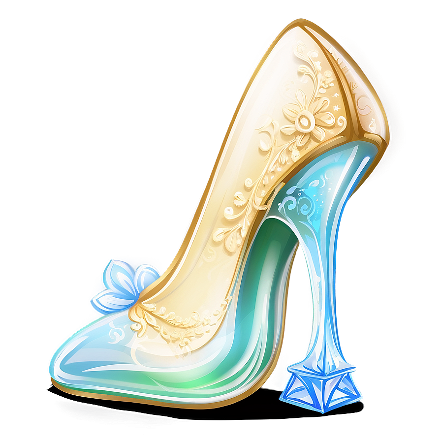 Hand-drawn Glass Slipper Sketch Png Fxs24