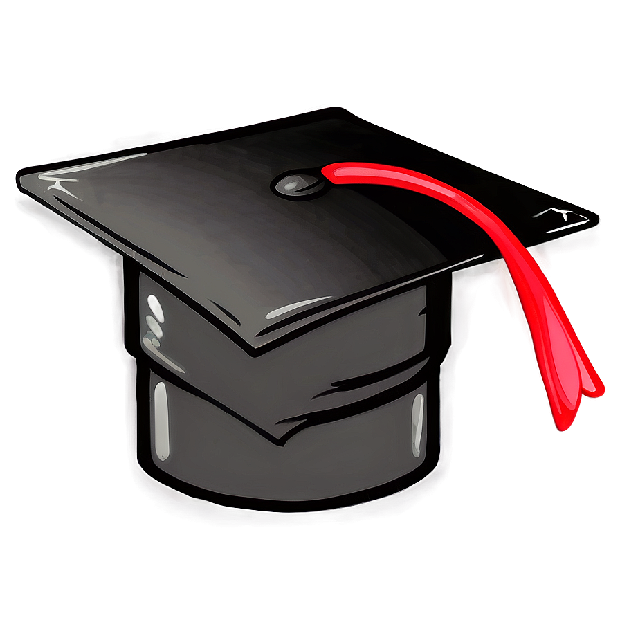 Hand Drawn Graduation Cap Clipart 06262024