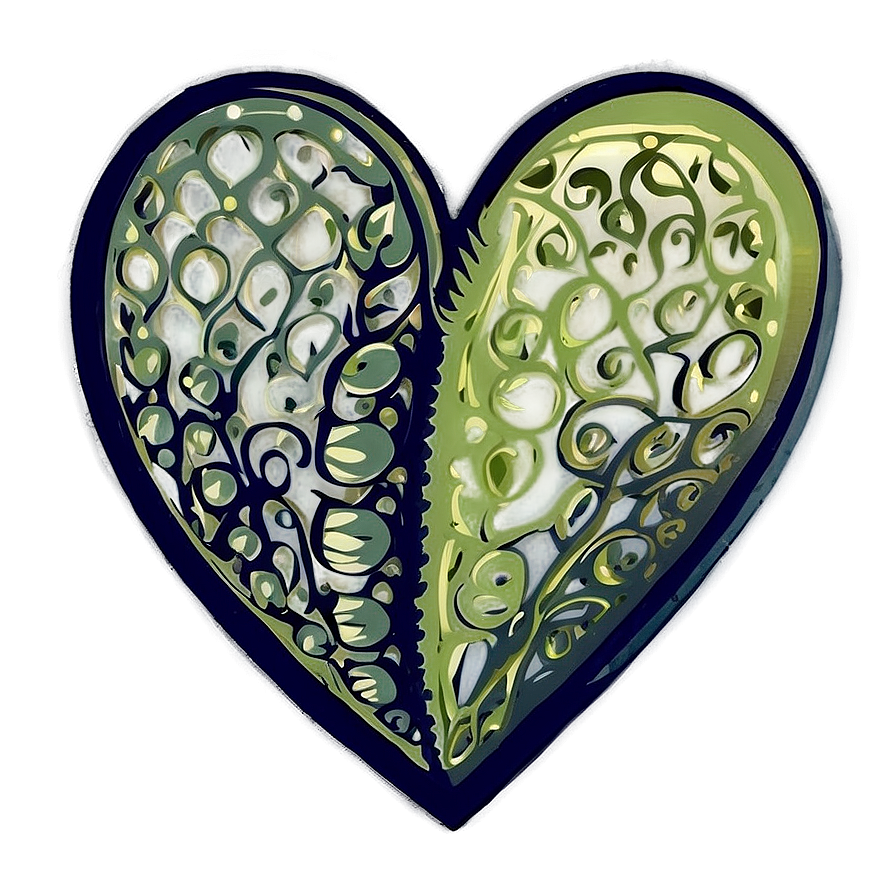 Hand-drawn Heart Clipart Png 06132024