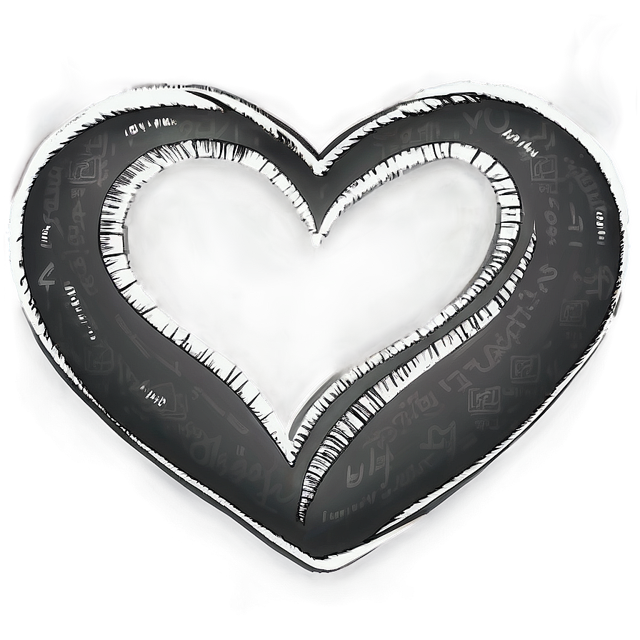 Hand Drawn Heart Shape Png 06202024