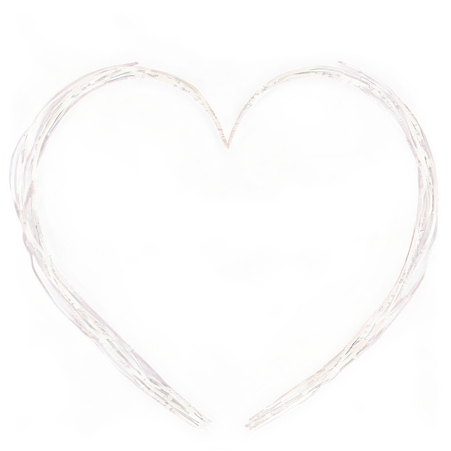 Hand-drawn Heart Vector Png Pgh89