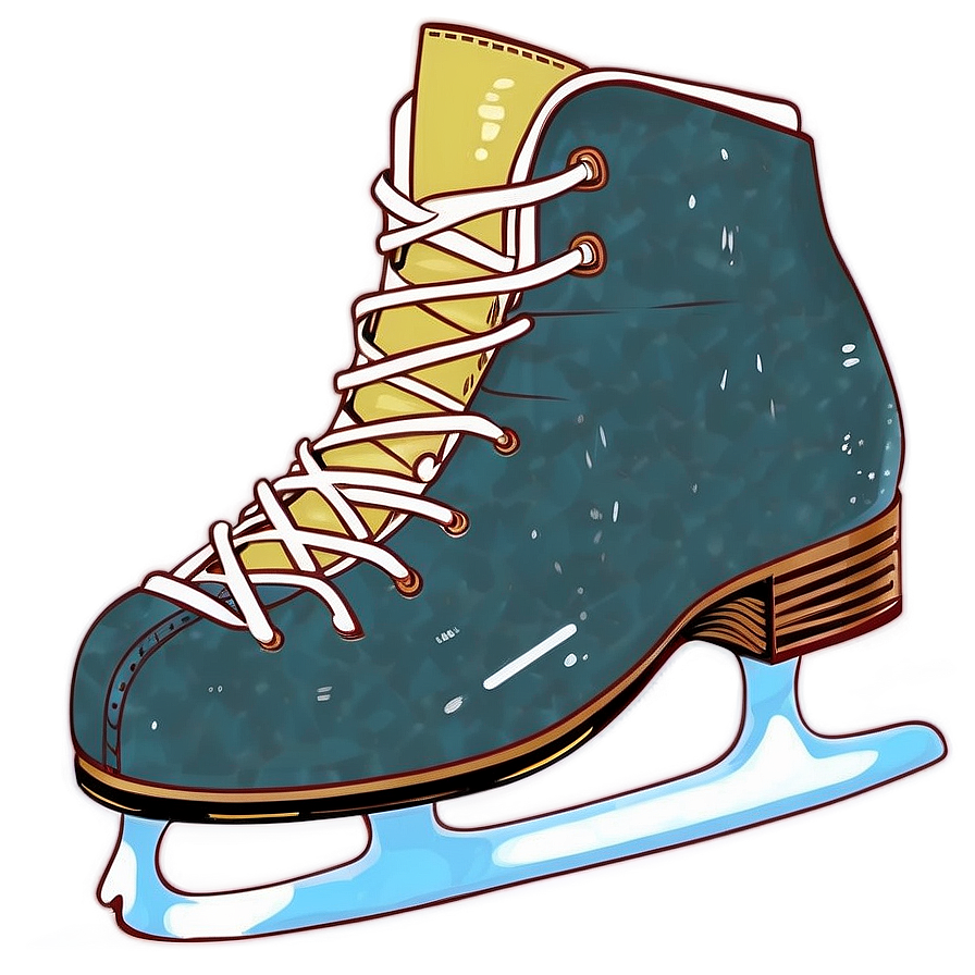 Hand Drawn Ice Skate Png 06212024