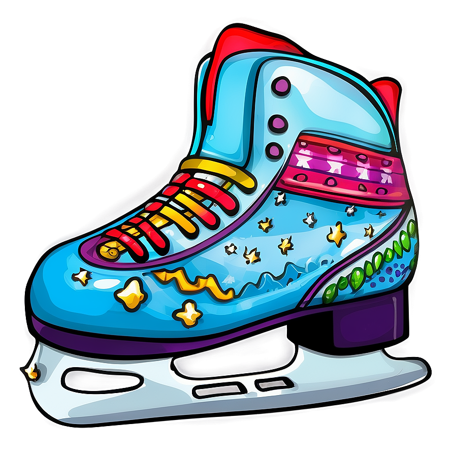 Hand Drawn Ice Skate Png 80