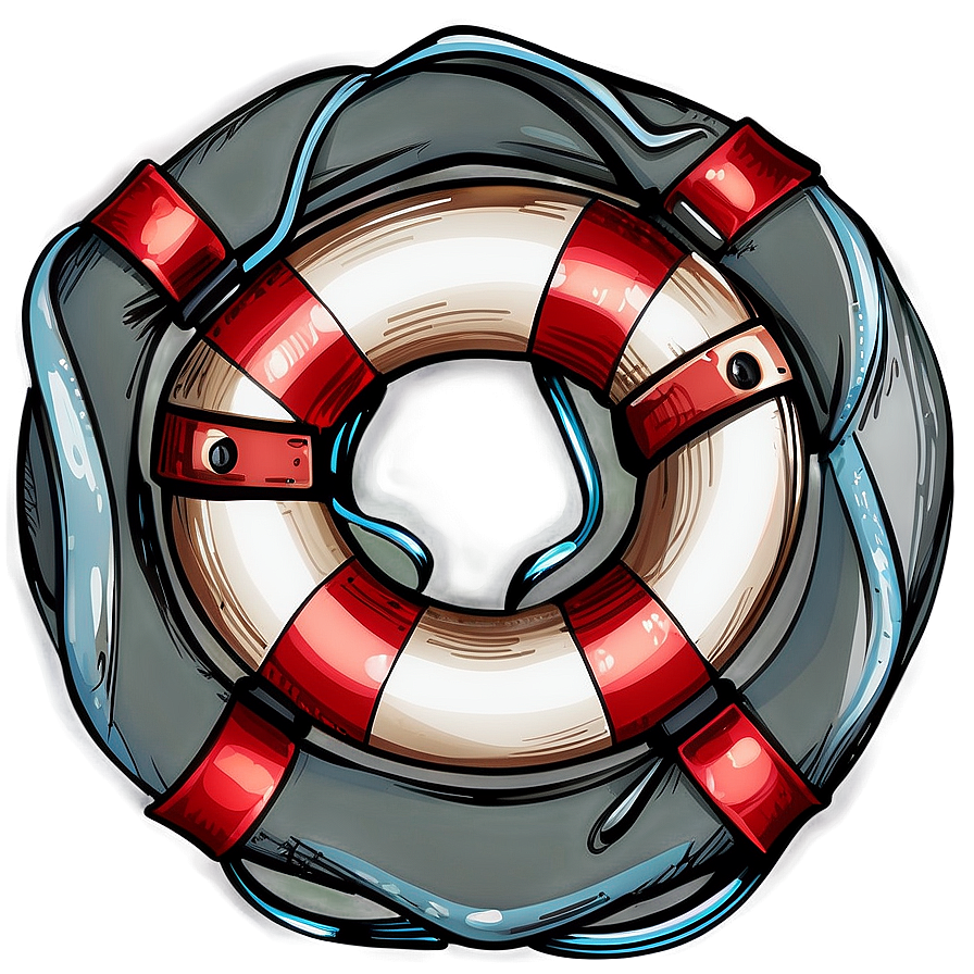 Hand Drawn Life Saver Png 58