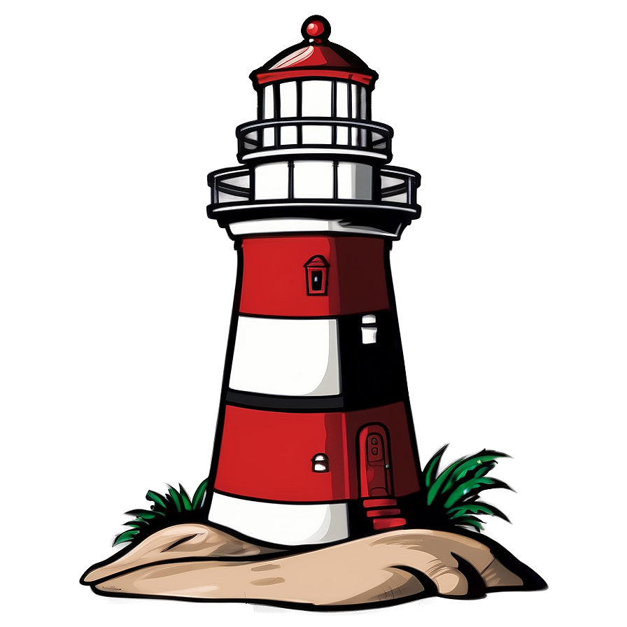 Hand-drawn Lighthouse Png Xts44
