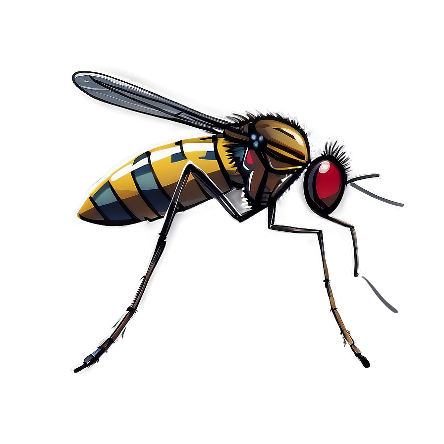 Hand-drawn Mosquito Png 19