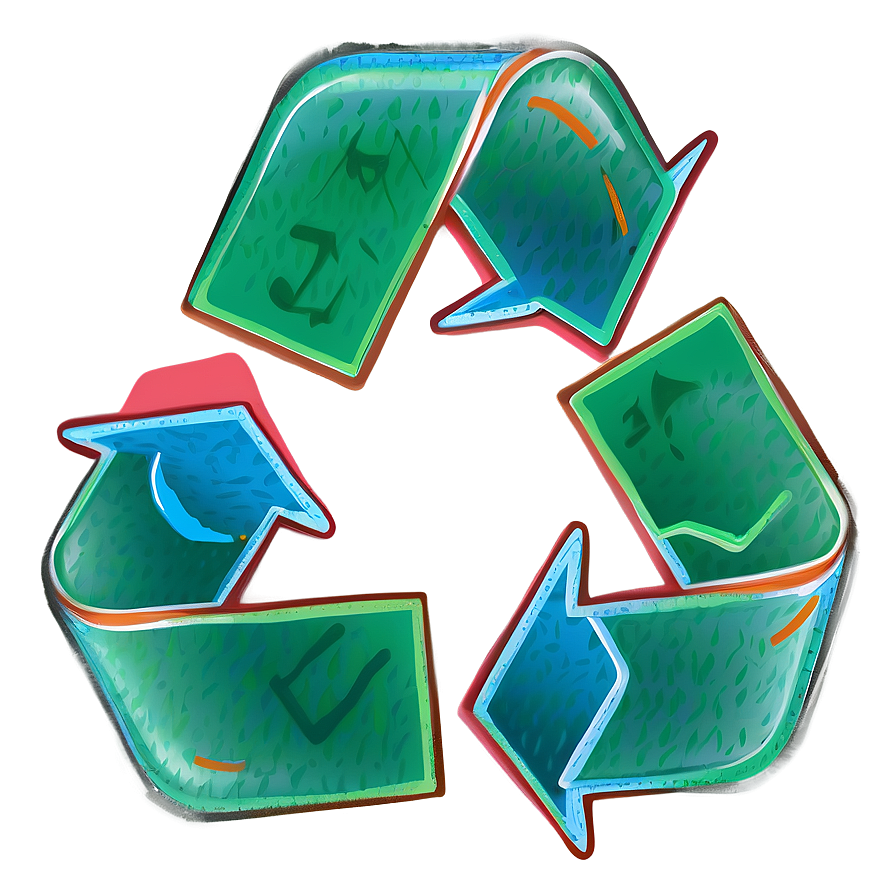 Hand Drawn Recycle Sign Png 42