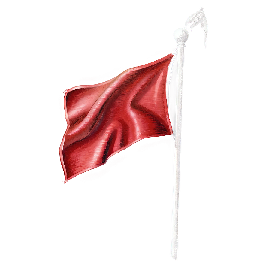 Hand Drawn Red Flag Sketch Png Kdo