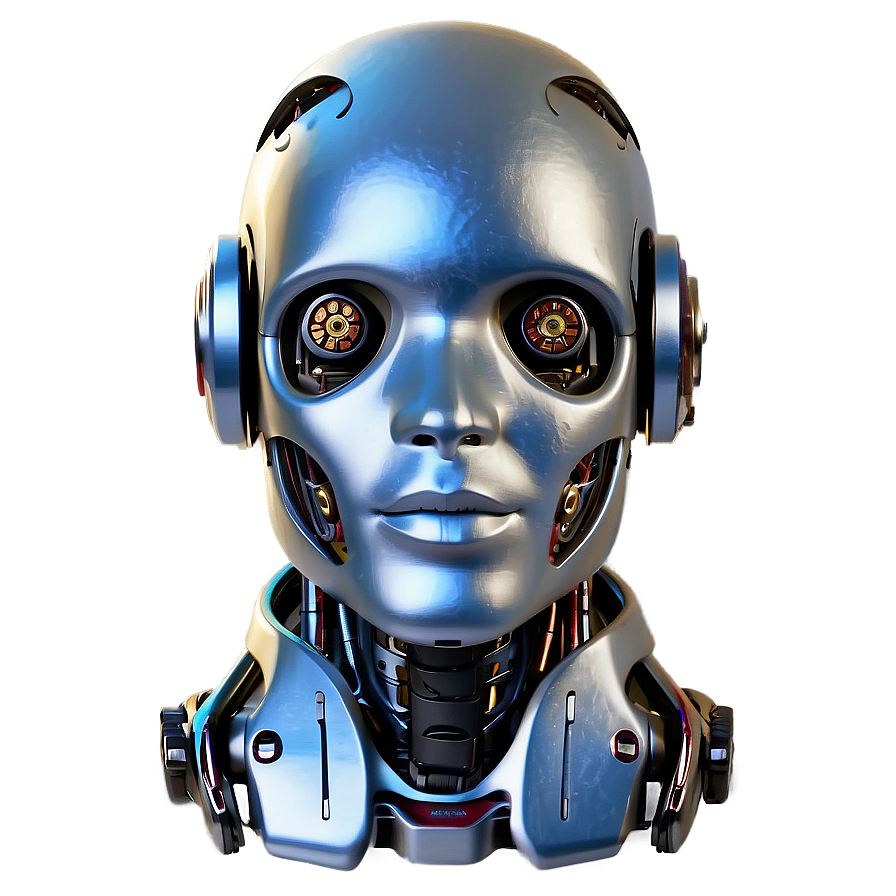 Hand-drawn Robot Head Png Lnh74