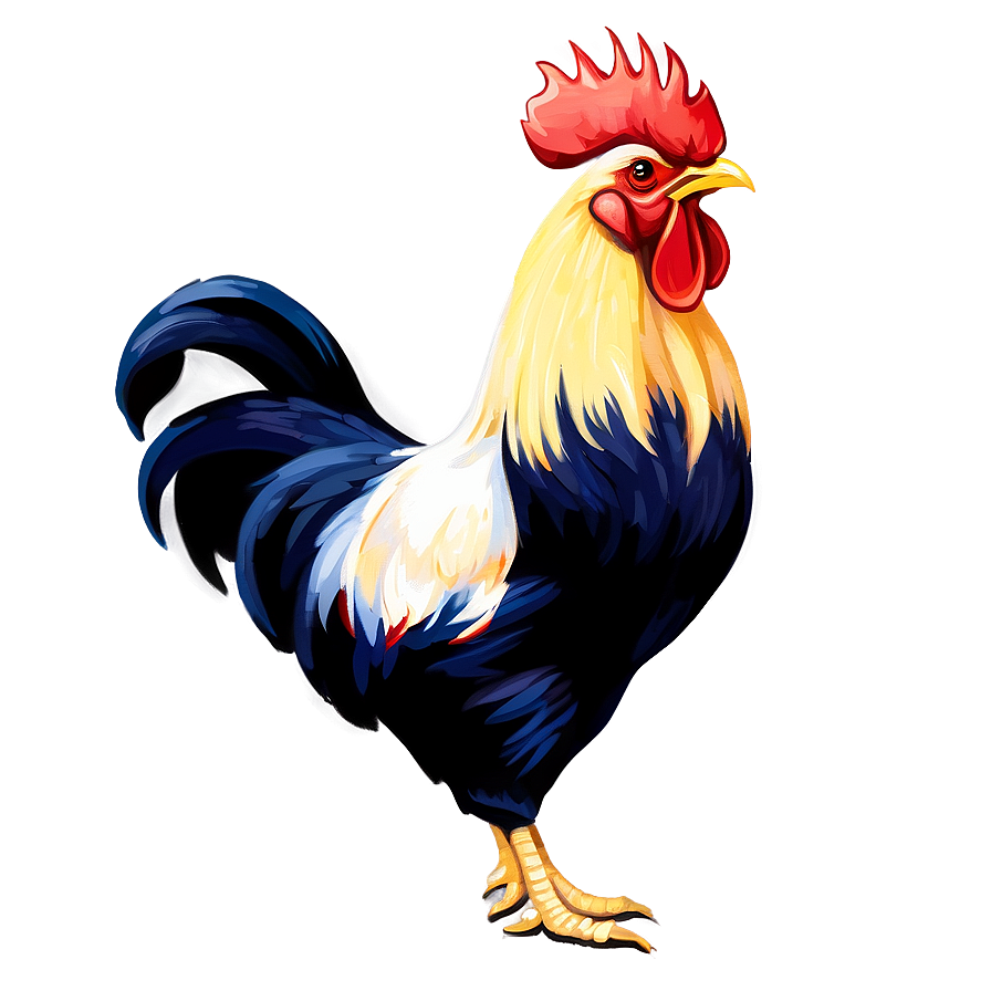 Hand-drawn Rooster Png Eoo5