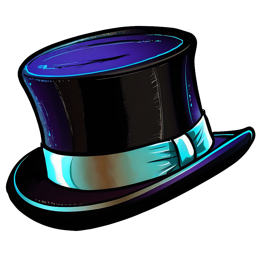 Hand-drawn Sketch Top Hat Png 05042024