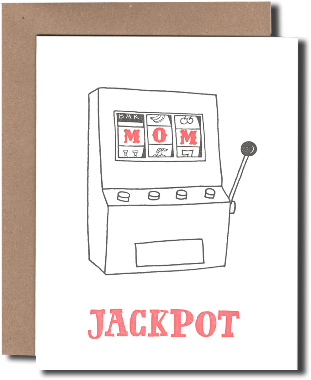 Hand Drawn Slot Machine Jackpot