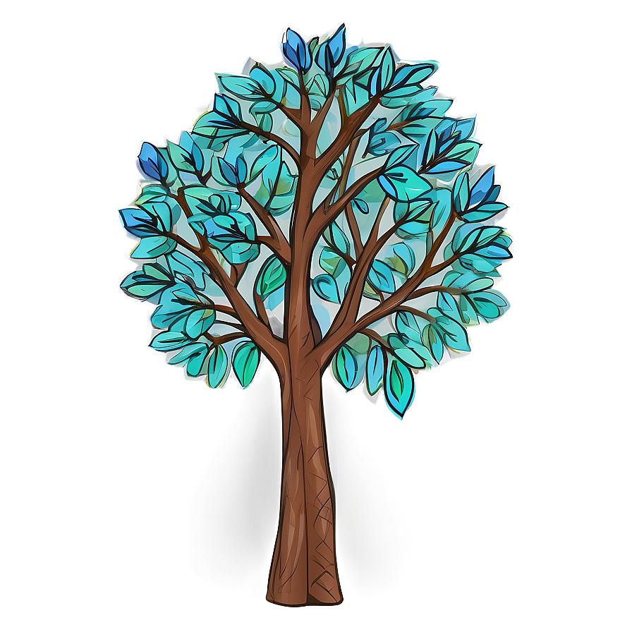 Hand Drawn Small Tree Png Vqb51