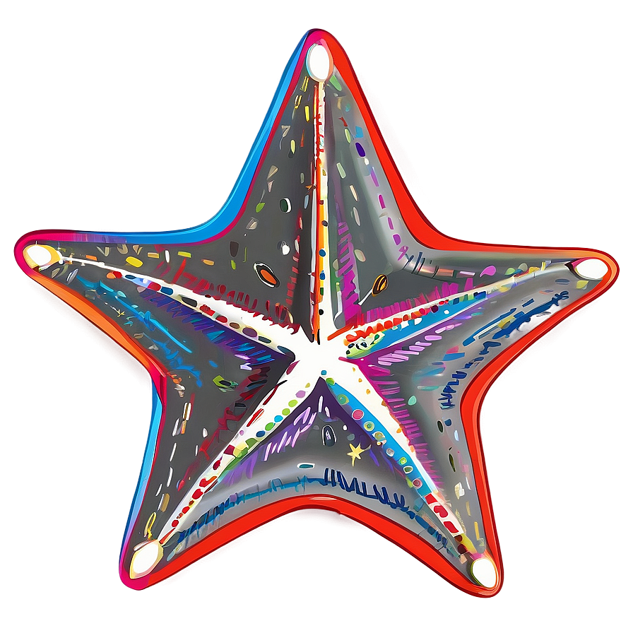 Hand Drawn Star Clipart Png 06202024