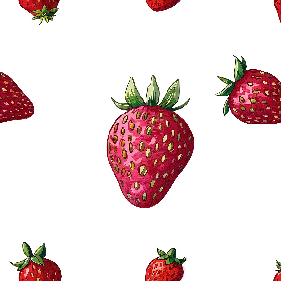 Hand Drawn Strawberry Png Aqd88