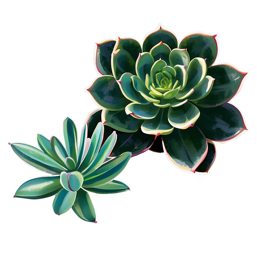 Hand Drawn Succulent Png 46