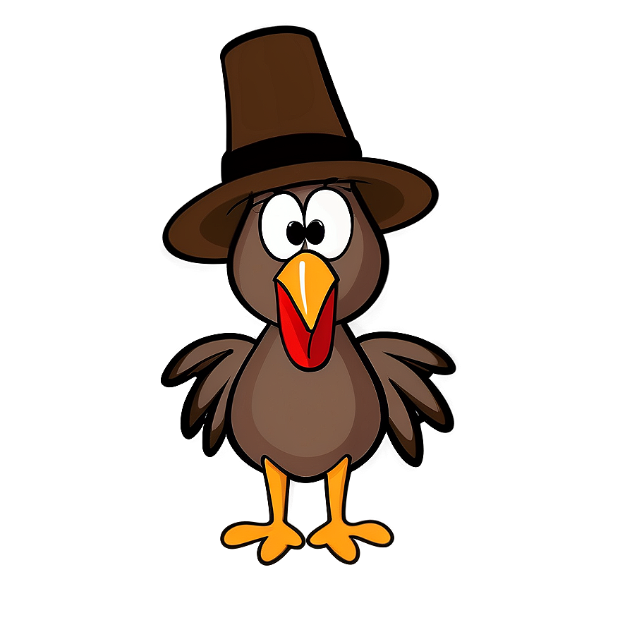 Hand Drawn Turkey Cartoon Png Ygv86