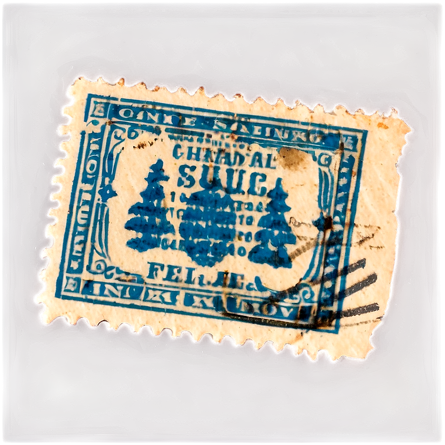 Hand-drawn Vintage Stamp Png 21