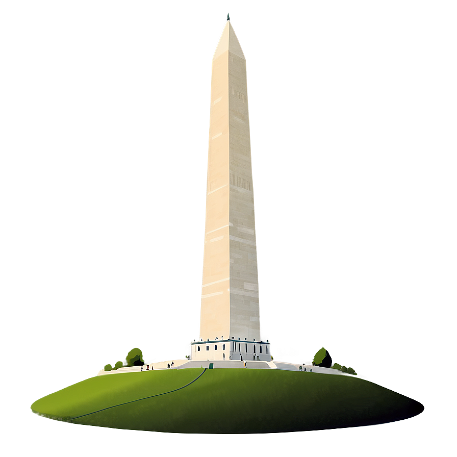 Hand Drawn Washington Monument Illustration Png Tty