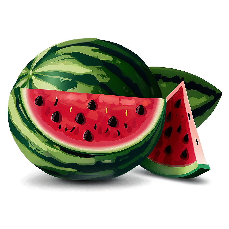 Hand Drawn Watermelon Png Dou