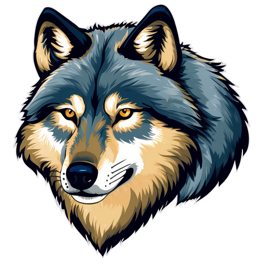 Hand-drawn Wolf Head Picture Png 58